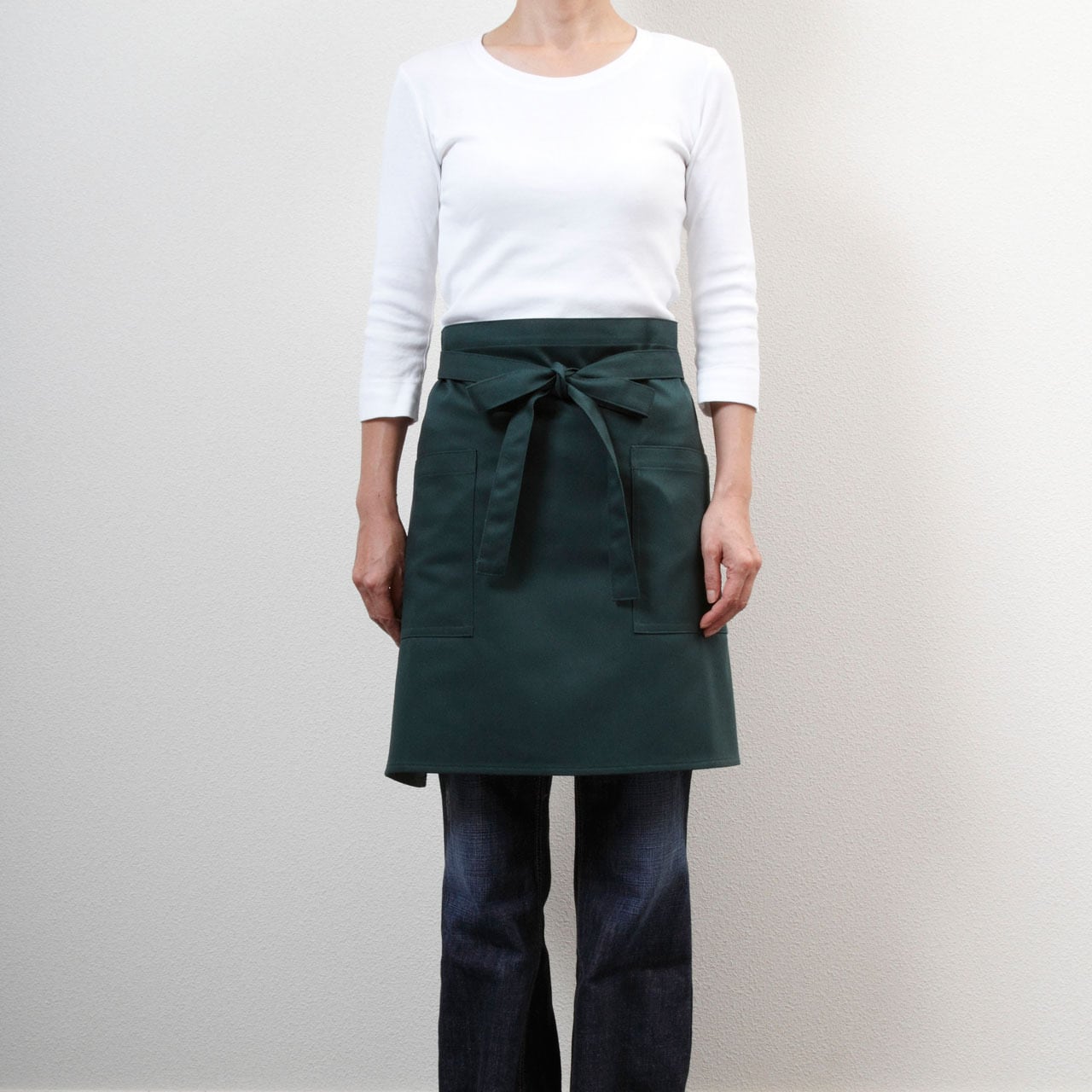 撥水エプロン ギャルソン グリーン | ビーズワーキング