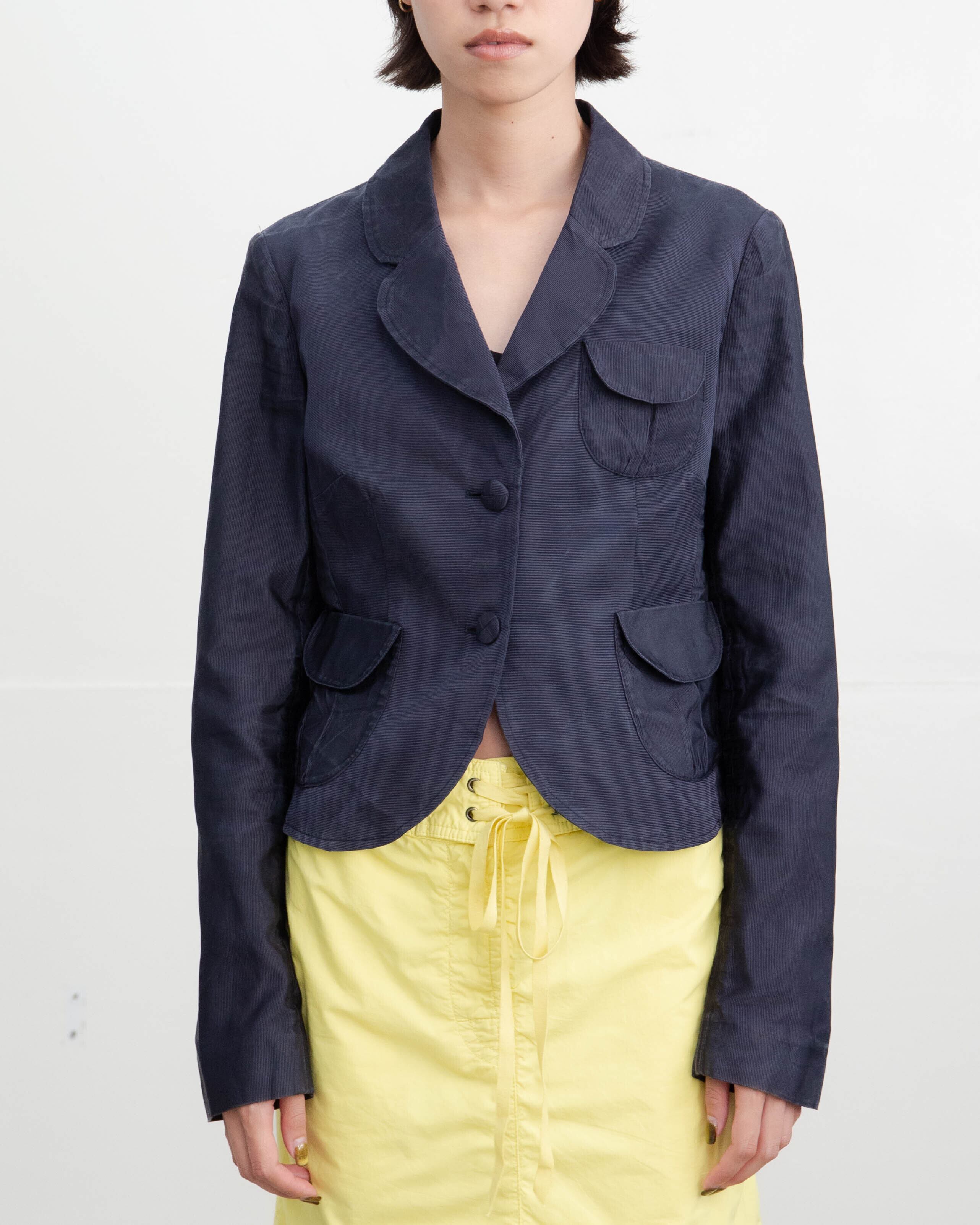 1990-00s MIU MIU - flap-pocket tailored jacket | LUIK FINN