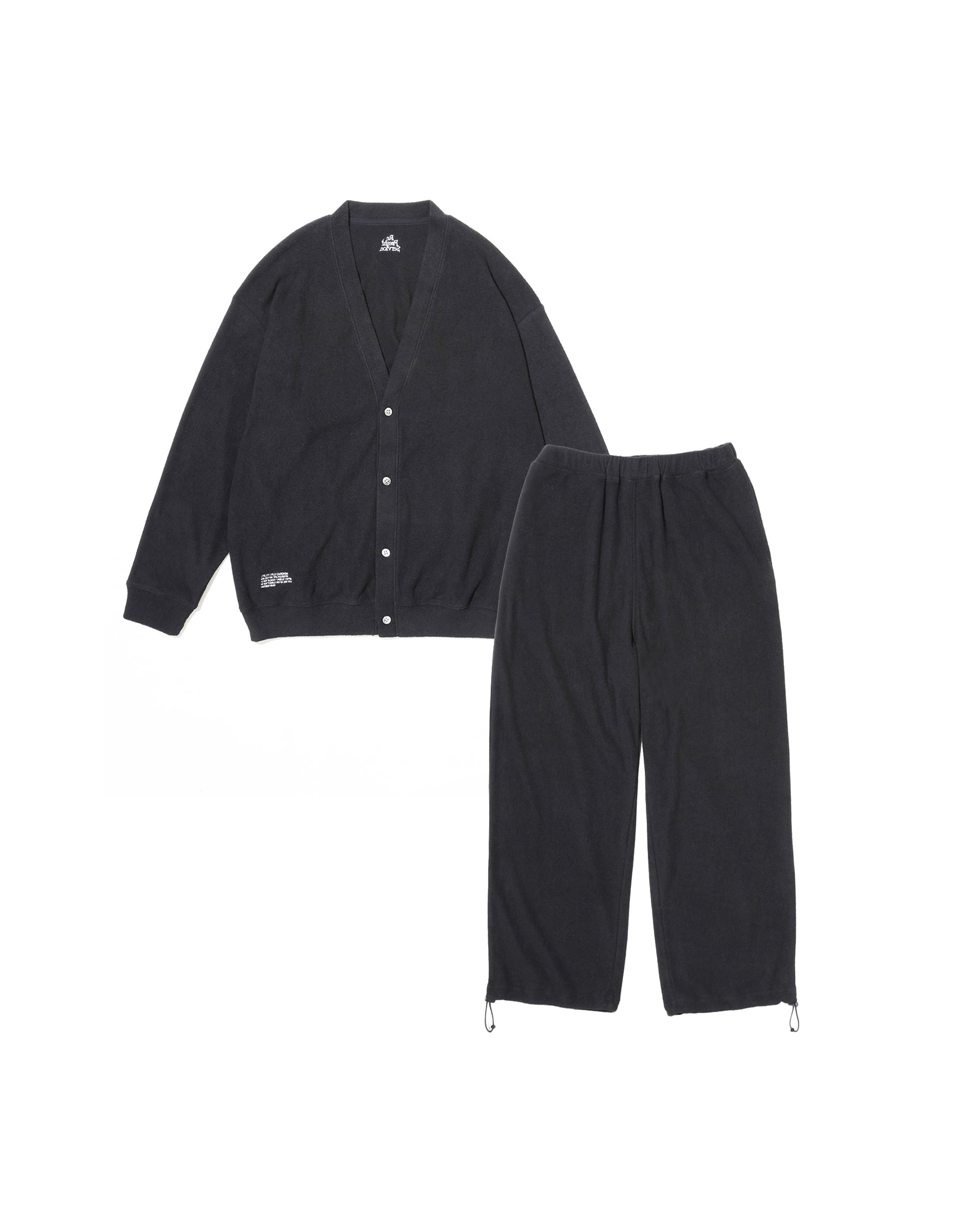 送料無料｜ReFresh!Service.｜UTILITY PILE CARDIGAN SET-UP | 眠家