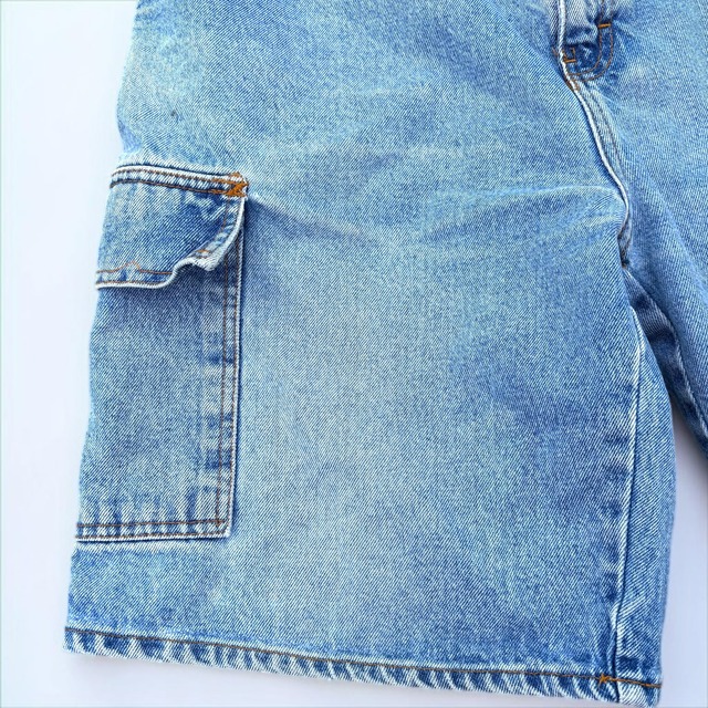 【LADIES】Oversized Denim Shorts - Size 40