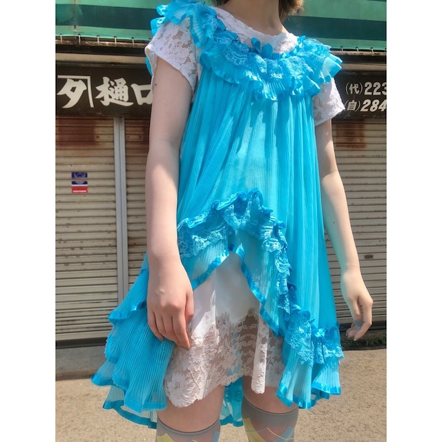 blue Hawaii lingerie dress