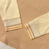 新品 タグ付き VAGIIE バジエ 千鳥柄 スター デザイン 長袖 Tシャツ カットソー 38/レディース