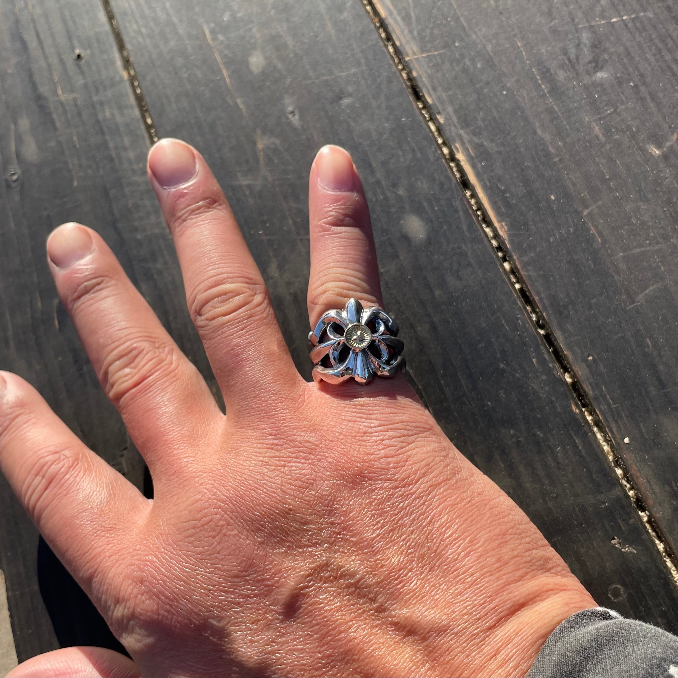 K18 Star Point Liberring | LENNY SILVERSMITH