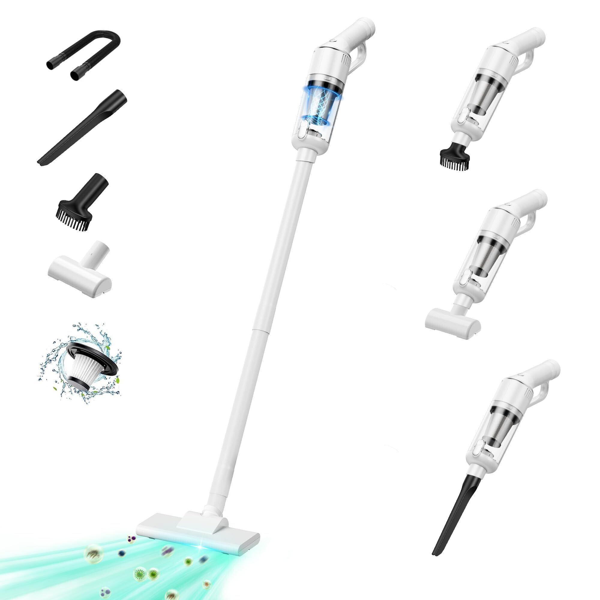 掃除機 コードレス 28000Pa強力吸引 Linkifly U5『サイクロン式 掃除機