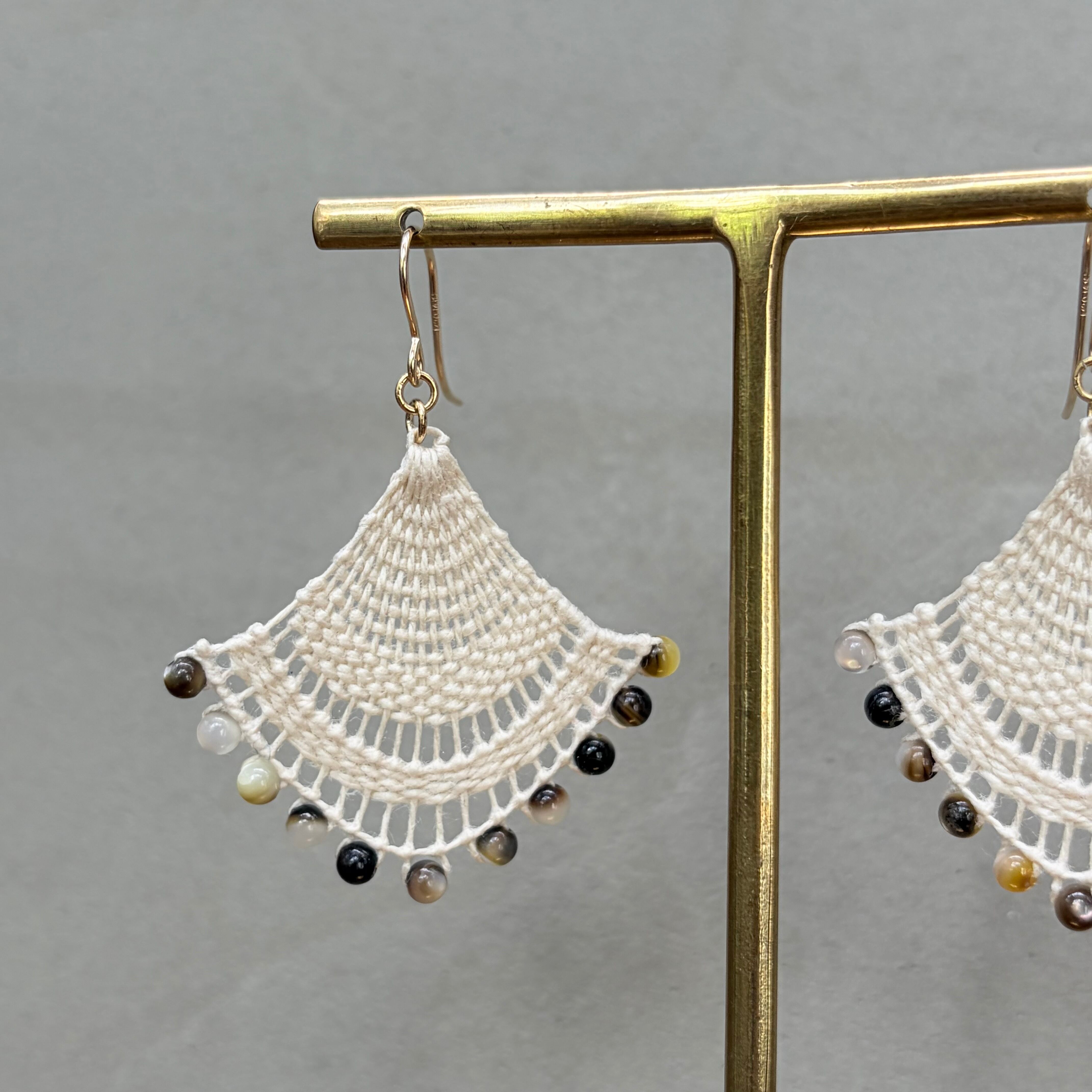 Ñanduti puka model earring | puka ~nanduti ~ ニャンドゥティ