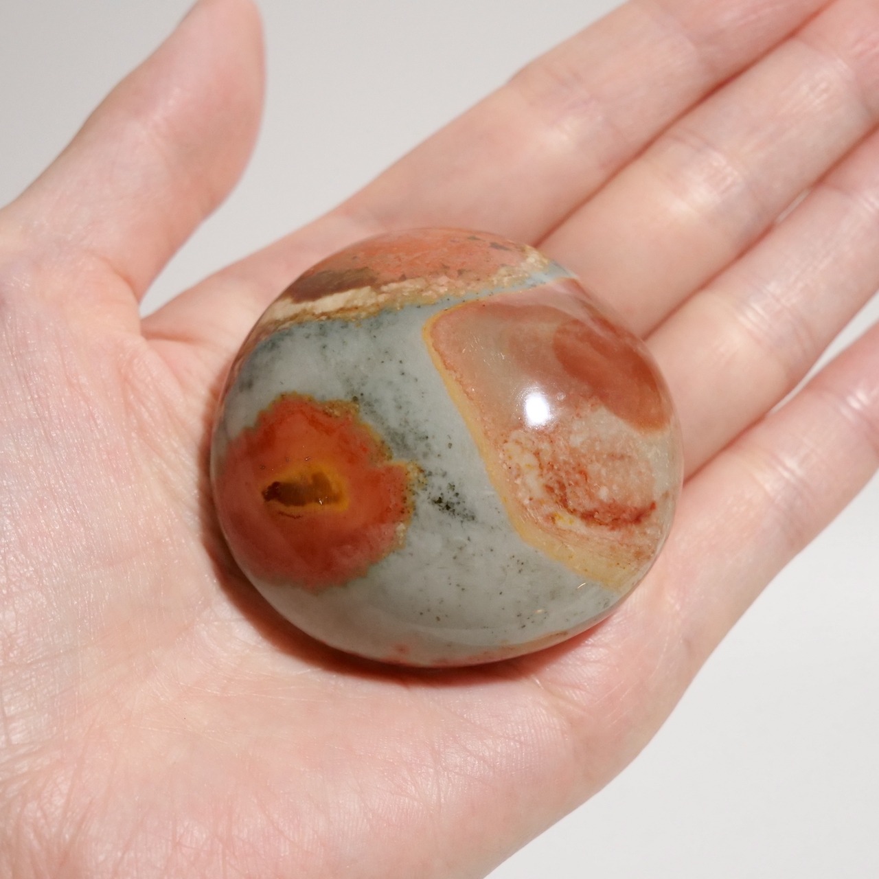 ポリクロームジャスパー / パーム 握り石