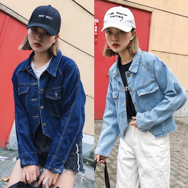 ショート丈・カッティングデニムアウター