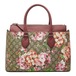 グッチ GGブルームス ハンドバッグ 409534 ベージュ ピンク PVC レザー レディース GUCCI 【中古】