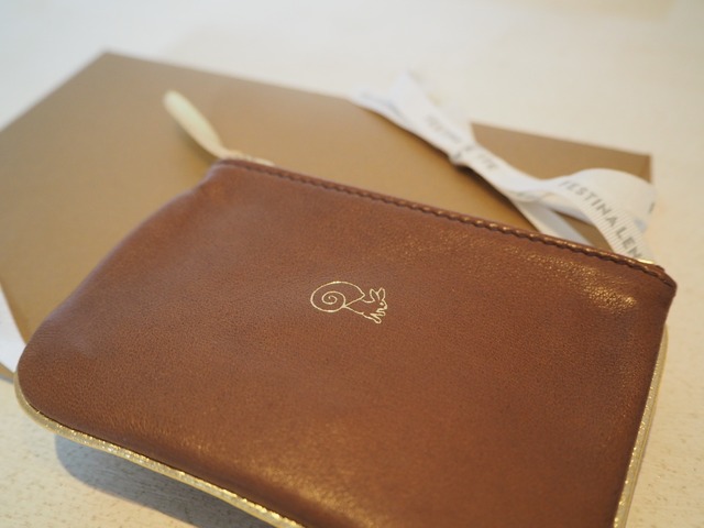 Ⅶ（Le typographe)  シープスキン レザーパース Col:Brown