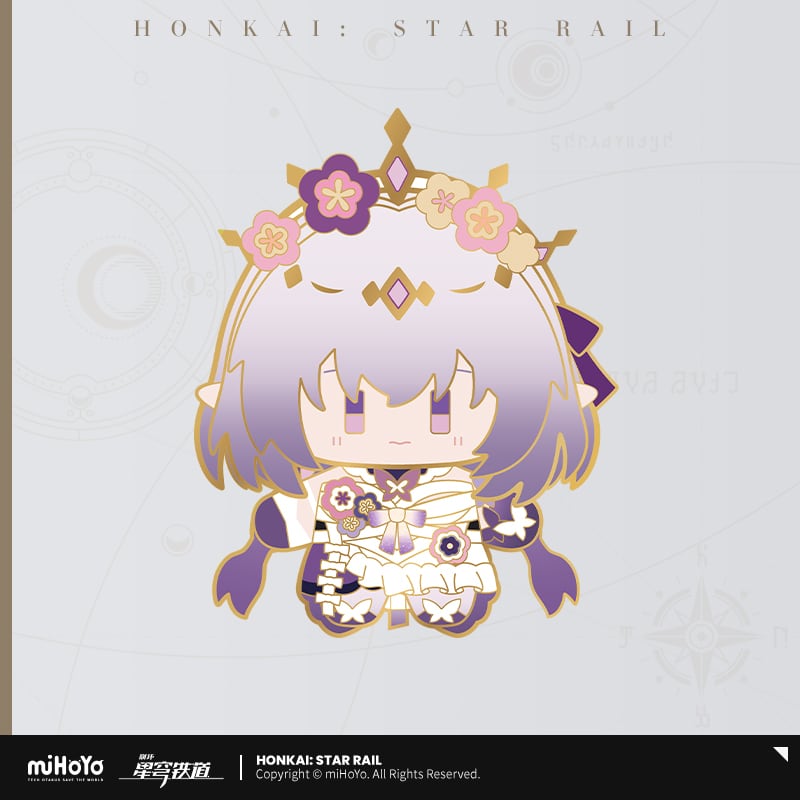 崩壊スターレイル 崩スタ スタレ 缶バッジ ファイノン カスライナ 公式 崩壊スターレイル 金属バッジ ちびキャラシリーズ ファイノン