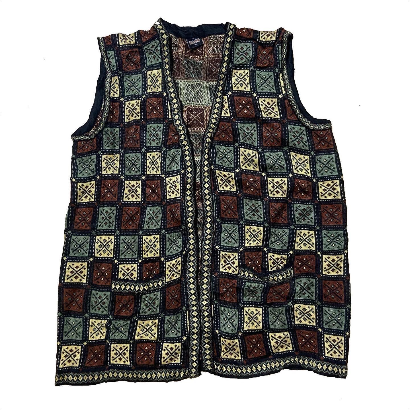 Patterned Knit Vest