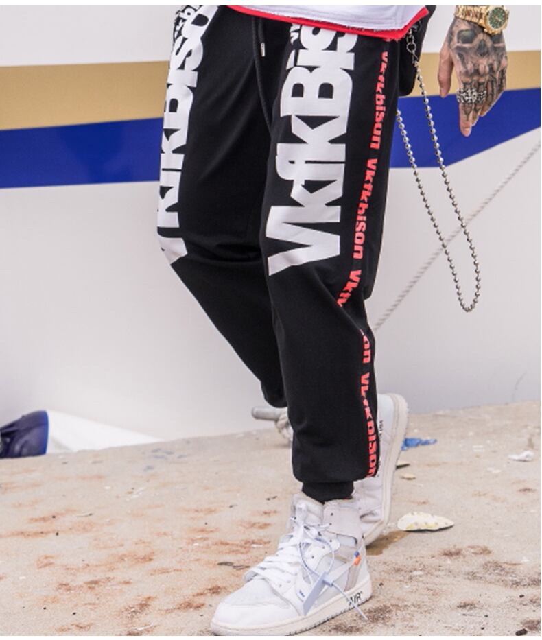 全1色 スウェットパンツ プリント カジュアル ストリート