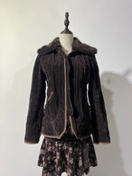 "RozenFur"ローゼンファー Fur Velour Jacket