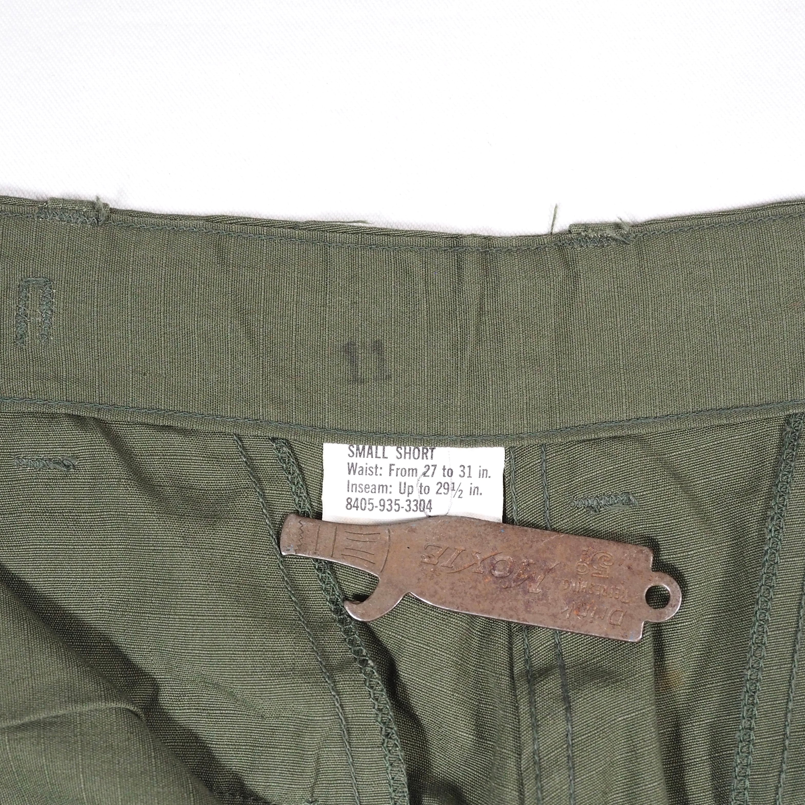 Mint】60's U.S.ARMY Rip stop poplin Jungle fatigue pants Small