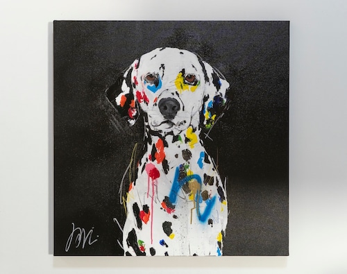 Dalmatian / ダルメシアン　/ 犬の現代アート作品　絵画販売