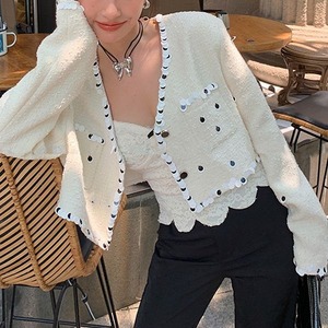 Sequin Tweed Jacket 500282