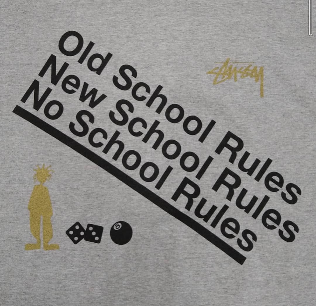 stussy old school rules tee（海外限定!!） | What'z up