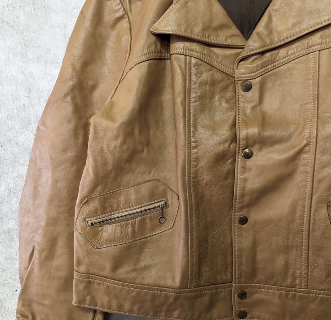 70s〜 riders type leather jaket 小岩店 | What'z up
