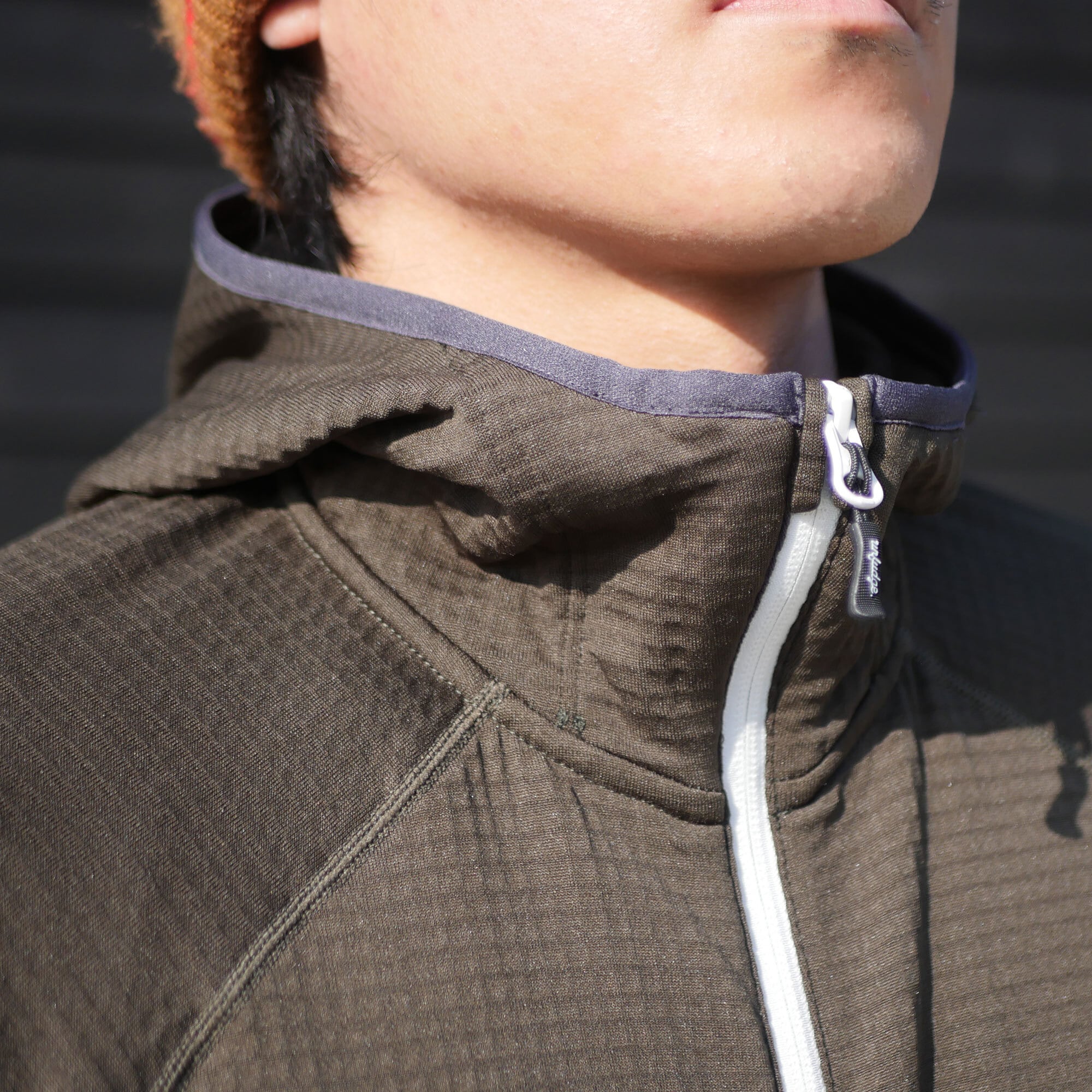 2023 UN2100 Light weight fleece hoody / charcoal green (new color