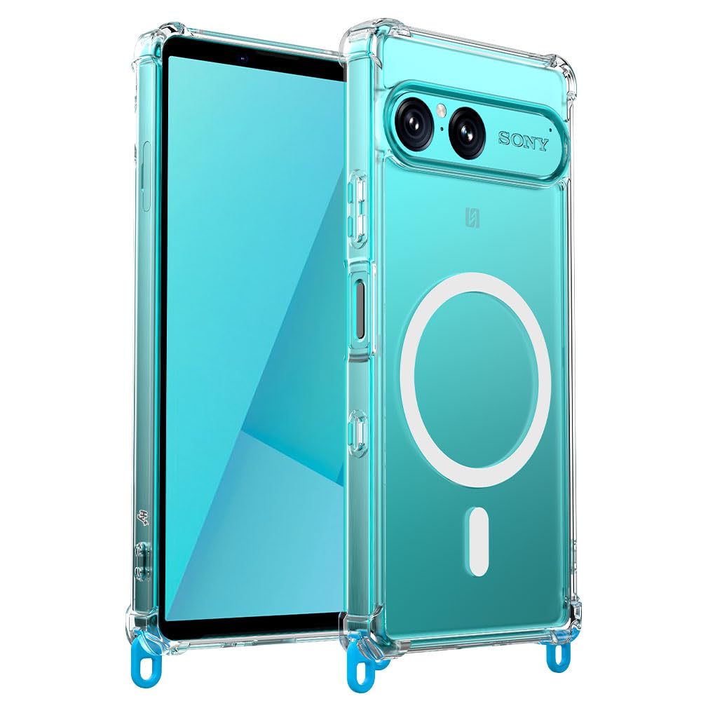 Hy+ Xperia 10 VII 対応 SO-52F SOG16 A502SO MagSafe対応 耐衝撃ケース マグネット ショルダーストラップ