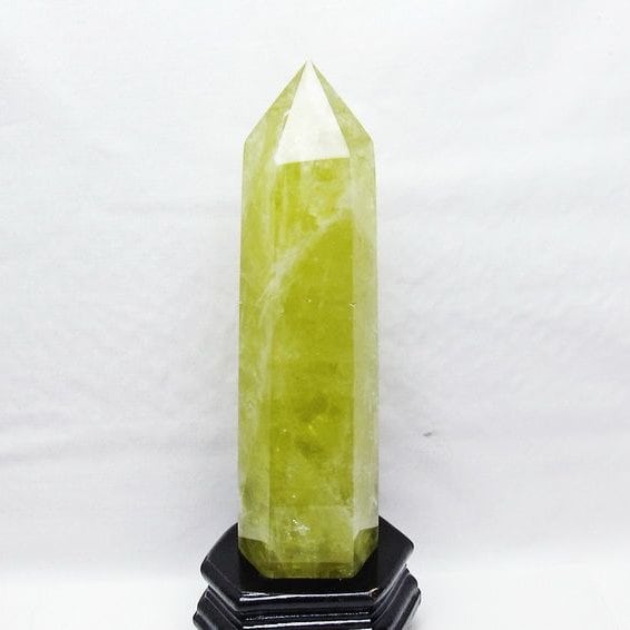 1.5Kg シトリン 六角柱 シトリンクォーツ ポイント 台座付属 一点物 152-4176