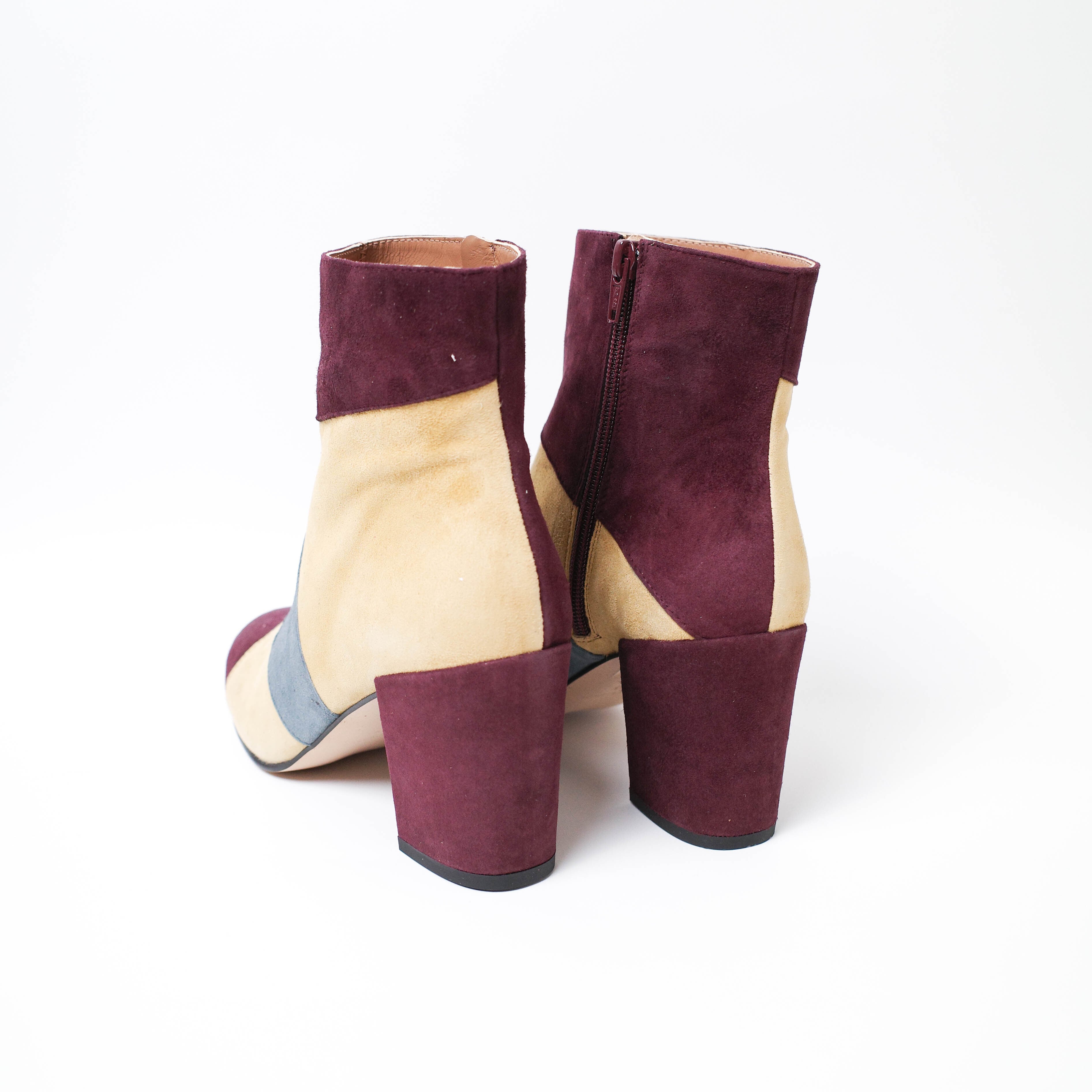 [NEW] STEFANNO BRUNNIS　GOAT SUEDE SHORT BOOTS 53184-2-01317