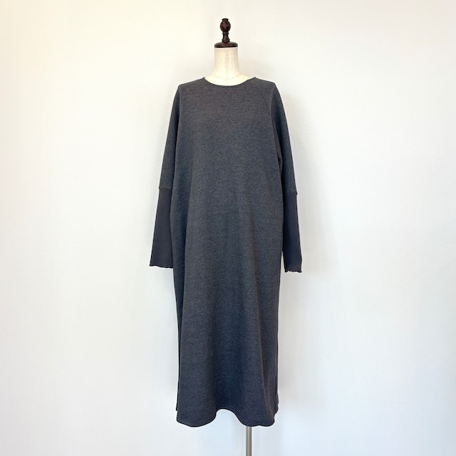 SELECT 裏起毛ゆったりワンピース【F56124】