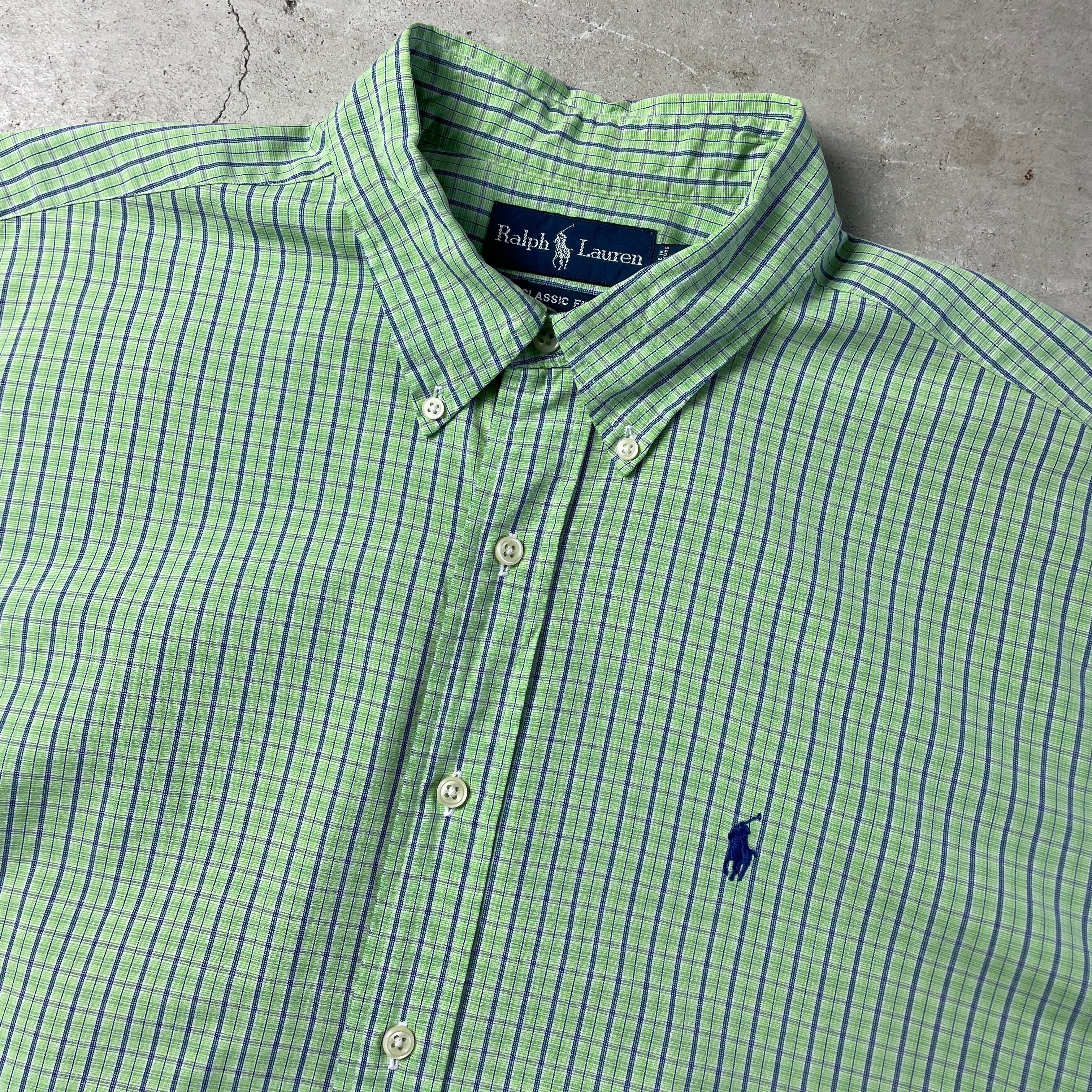 Ralph Lauren オールドラルフローレン チェック柄 半袖 ボタンダウン