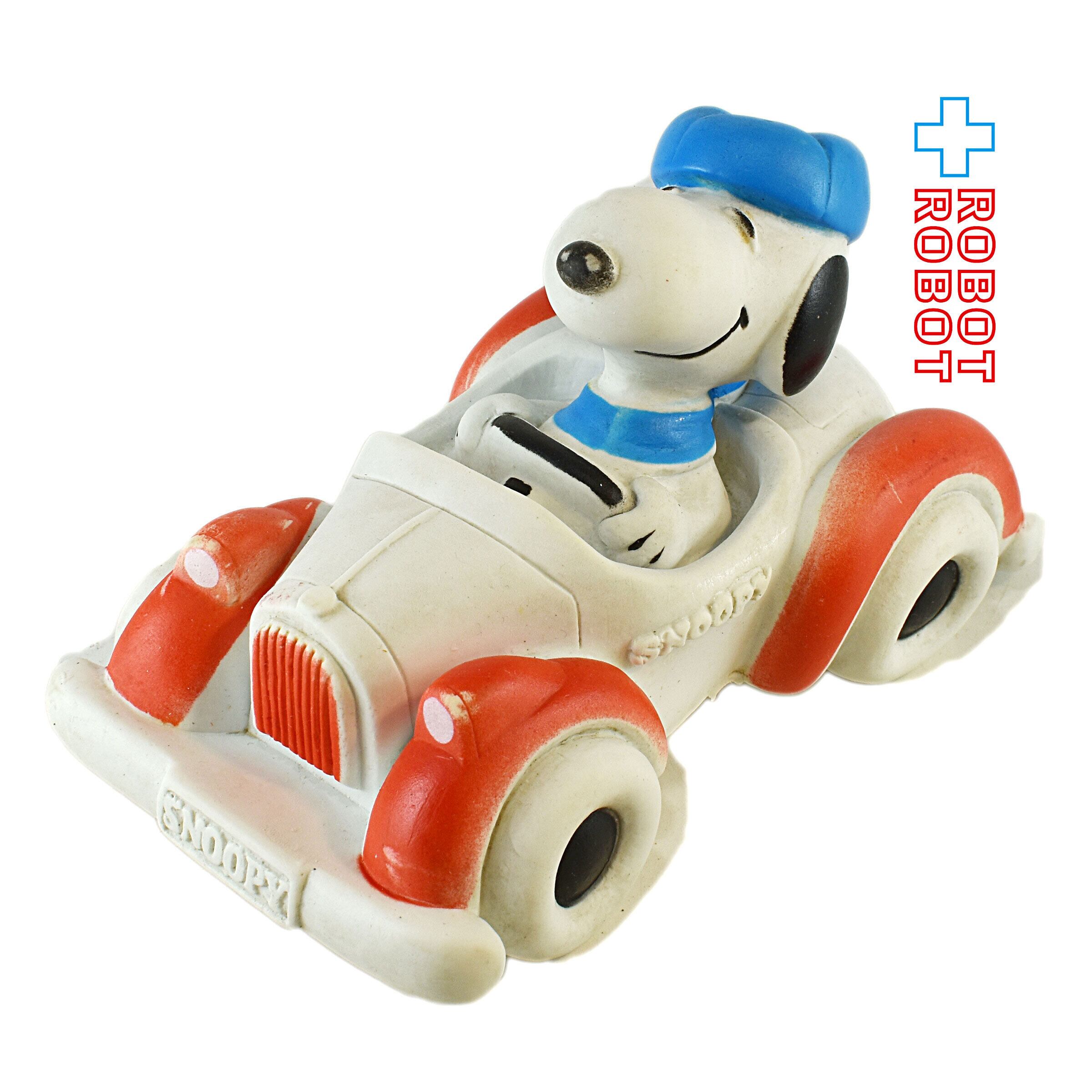 ピーナッツギャング スヌーピー オープンカー ラバースクイークドール