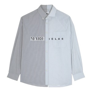 【MM6】STRIPED SHIRT（GREY）