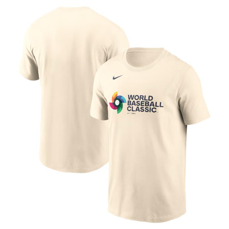 NIKE WBC Tシャツ 2026 World Baseball Classic Logo T-shirts Cream