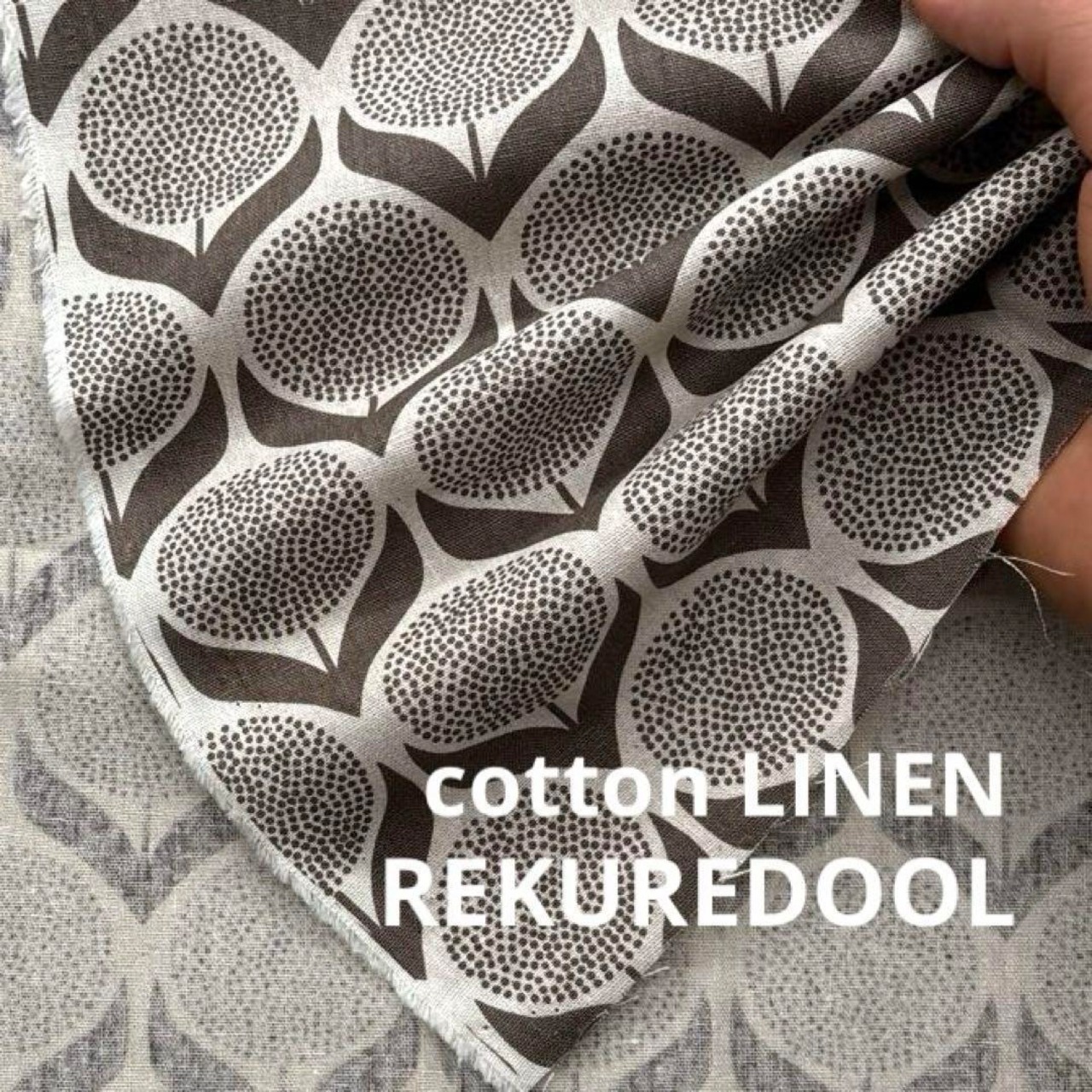 Cdr500-1◆50cm◆S◆コットンリネン混生地◆花柄