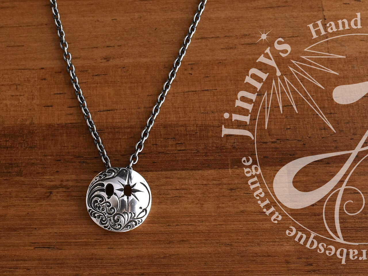 MANMARU TAROU Pendant (燻し)