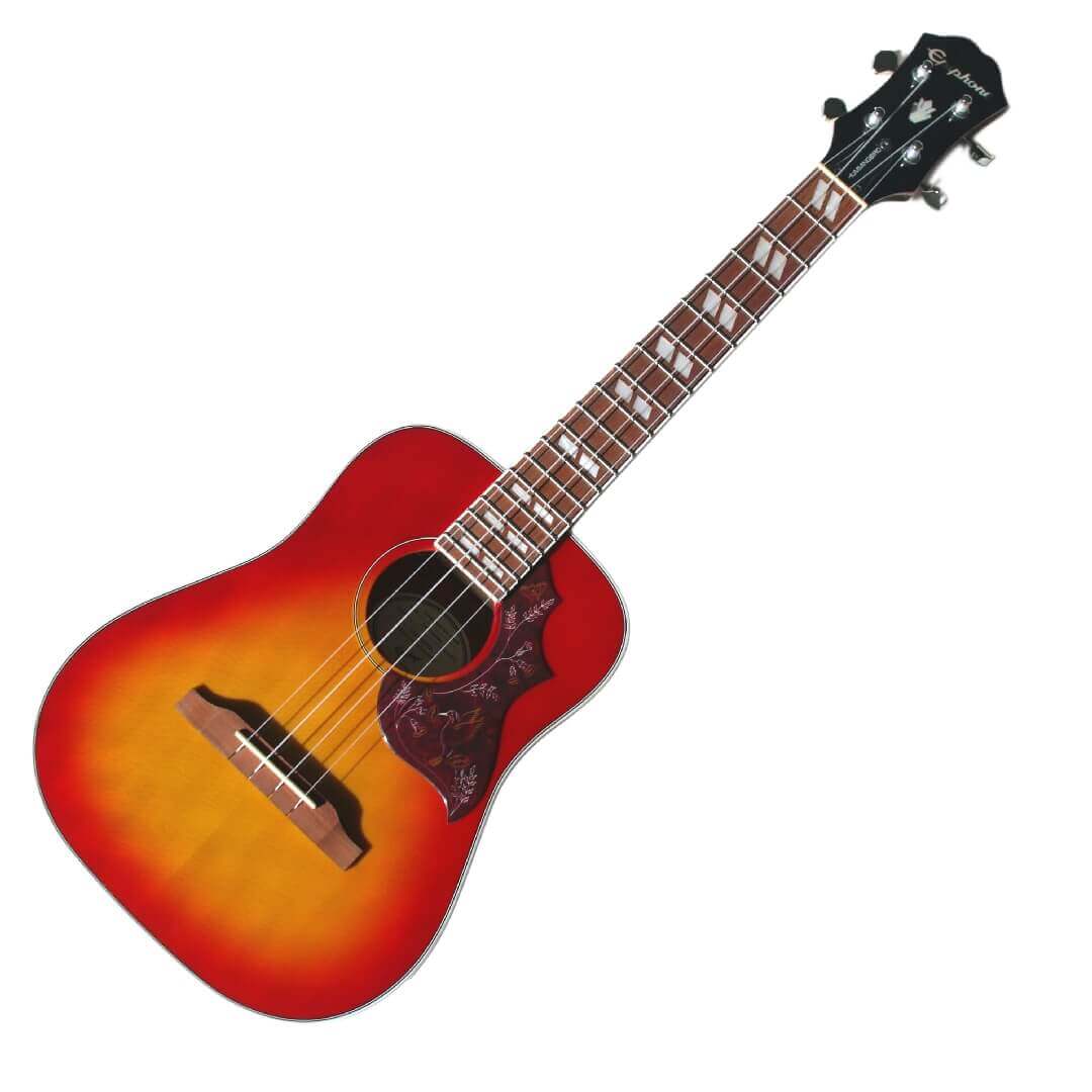 エピフォン　ハミングバード　ウクレレ エピフォン Epiphone Hummingbird UKULELE OUTFIT TENOR Tobacco