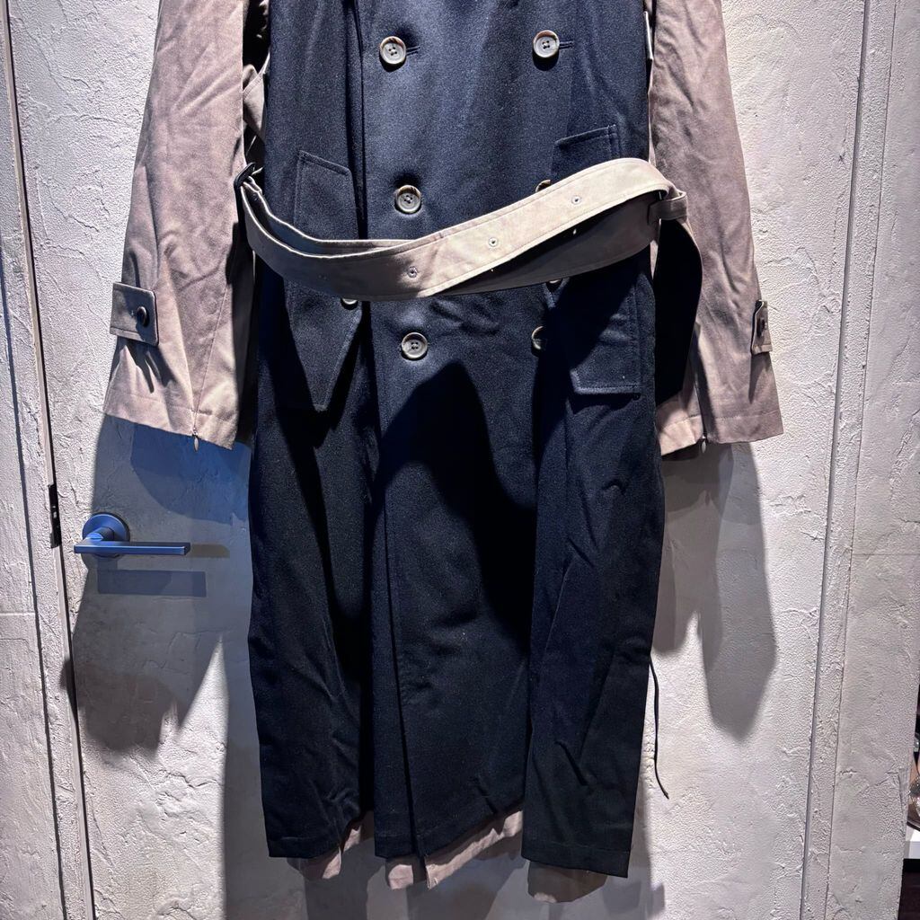 stein. シュタイン 22AW Oversized Double Lapeled Trench Coat