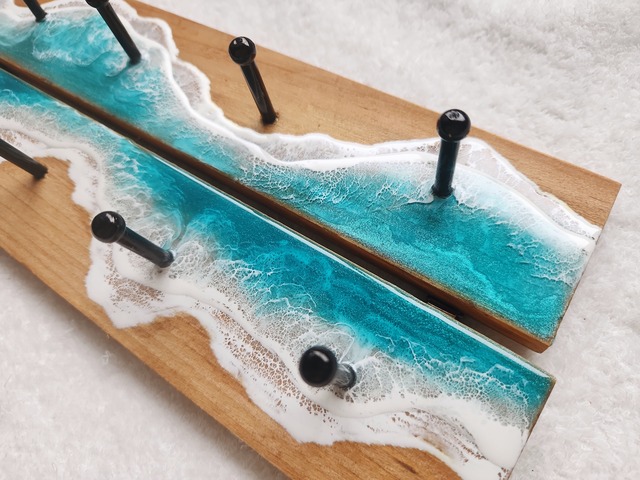 462.オーシャンレジンアート キーフック