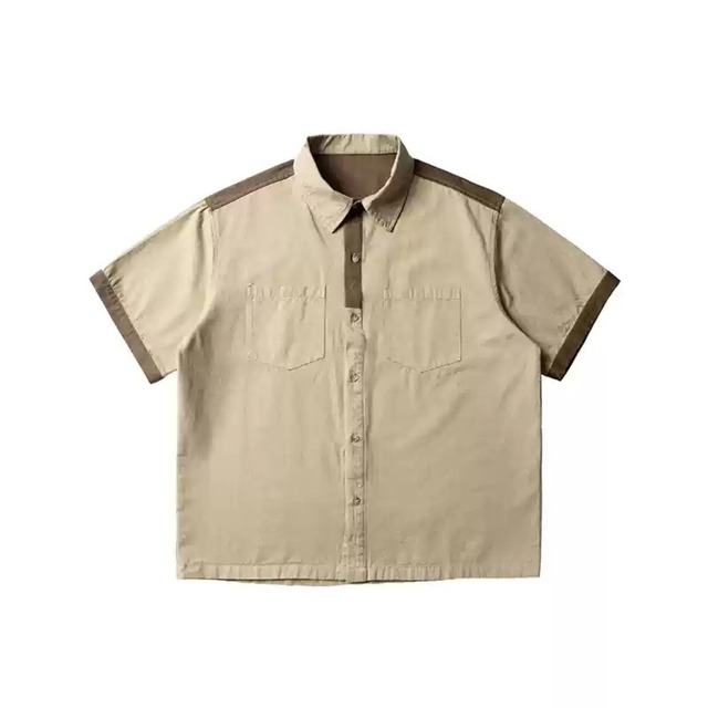 ツートーンワークシャツ A1826