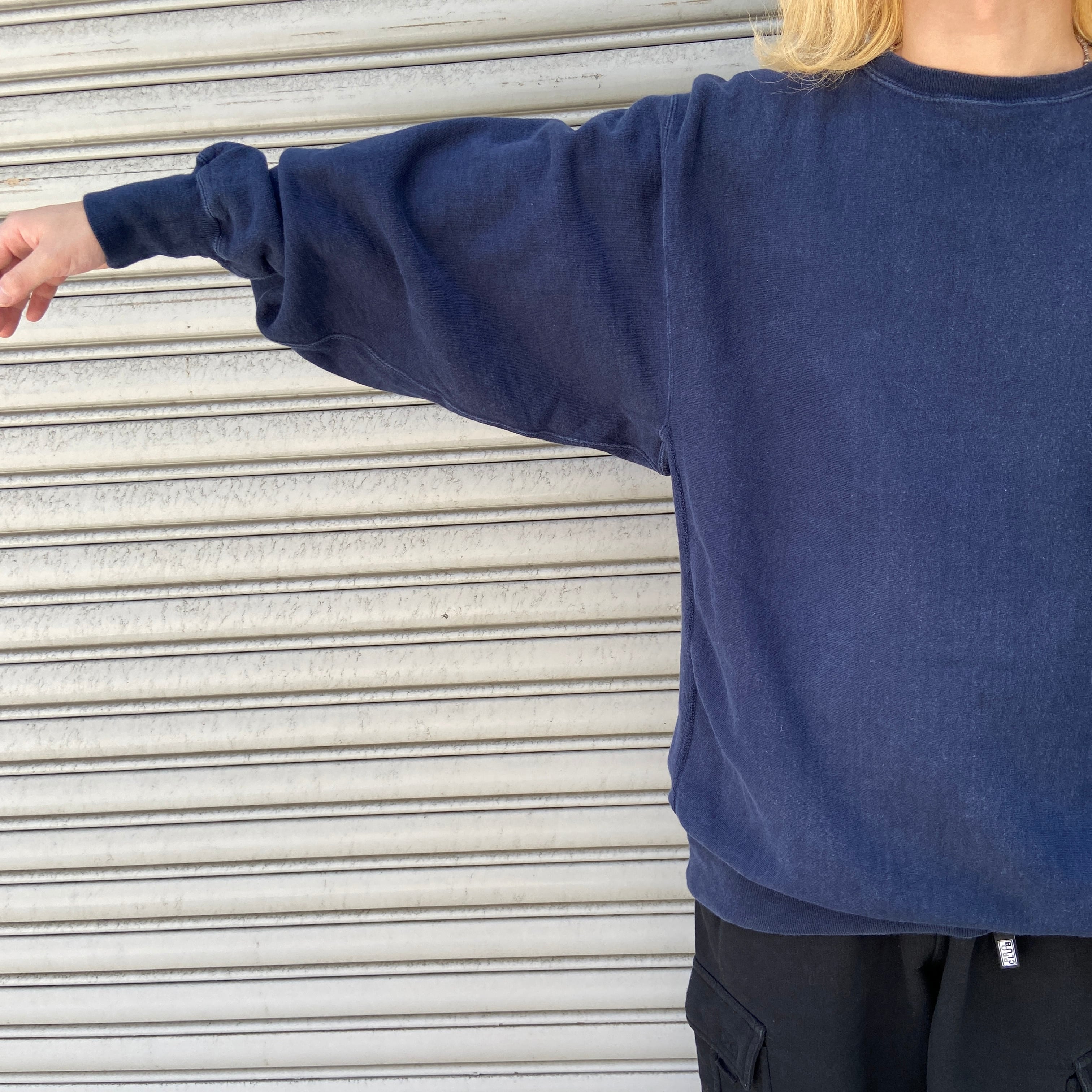 90s USA製 Champion リバースウィーブスウェット ネイビー XXL | 古着 