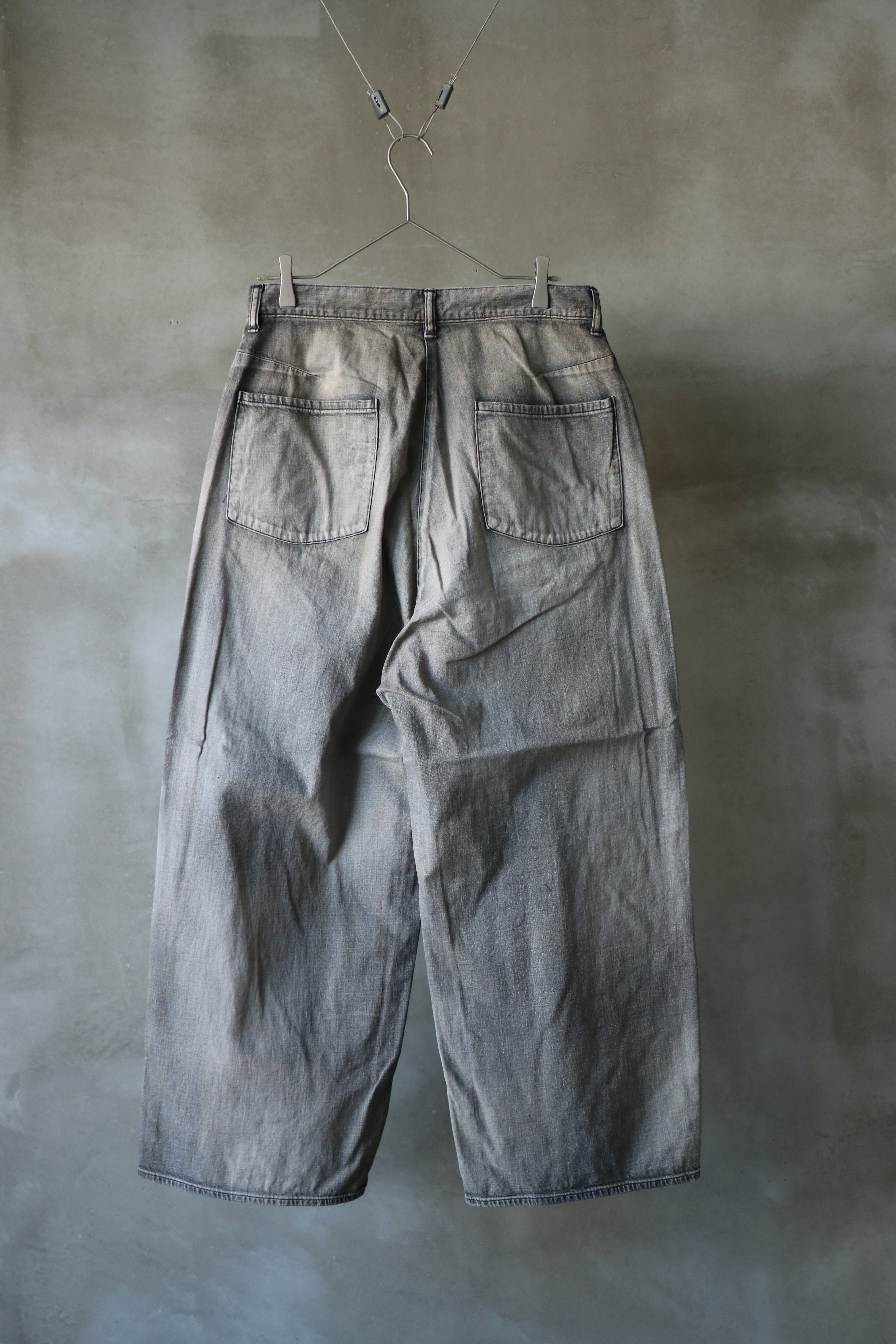 Ancellm -LIGHT OZ WIDE STRAIGHT DENIM PANTS- / ANC-PT71 Ancellm -LIGHT OZ WIDE STRAIGHT DENIM PANTS- / ANC-PT71