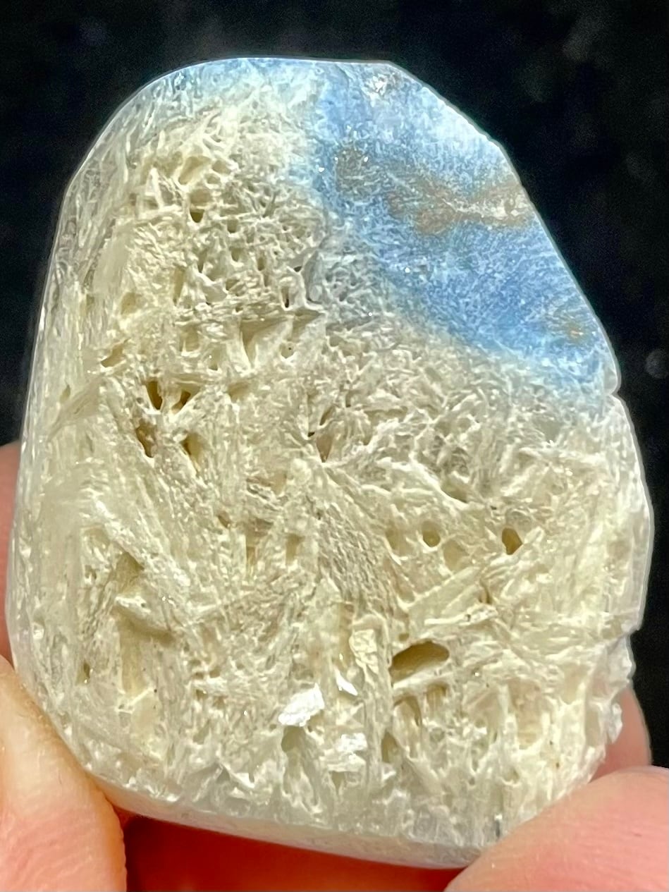 9) 超瞑想「グレイシアライト・ブルーアイス」研磨原石