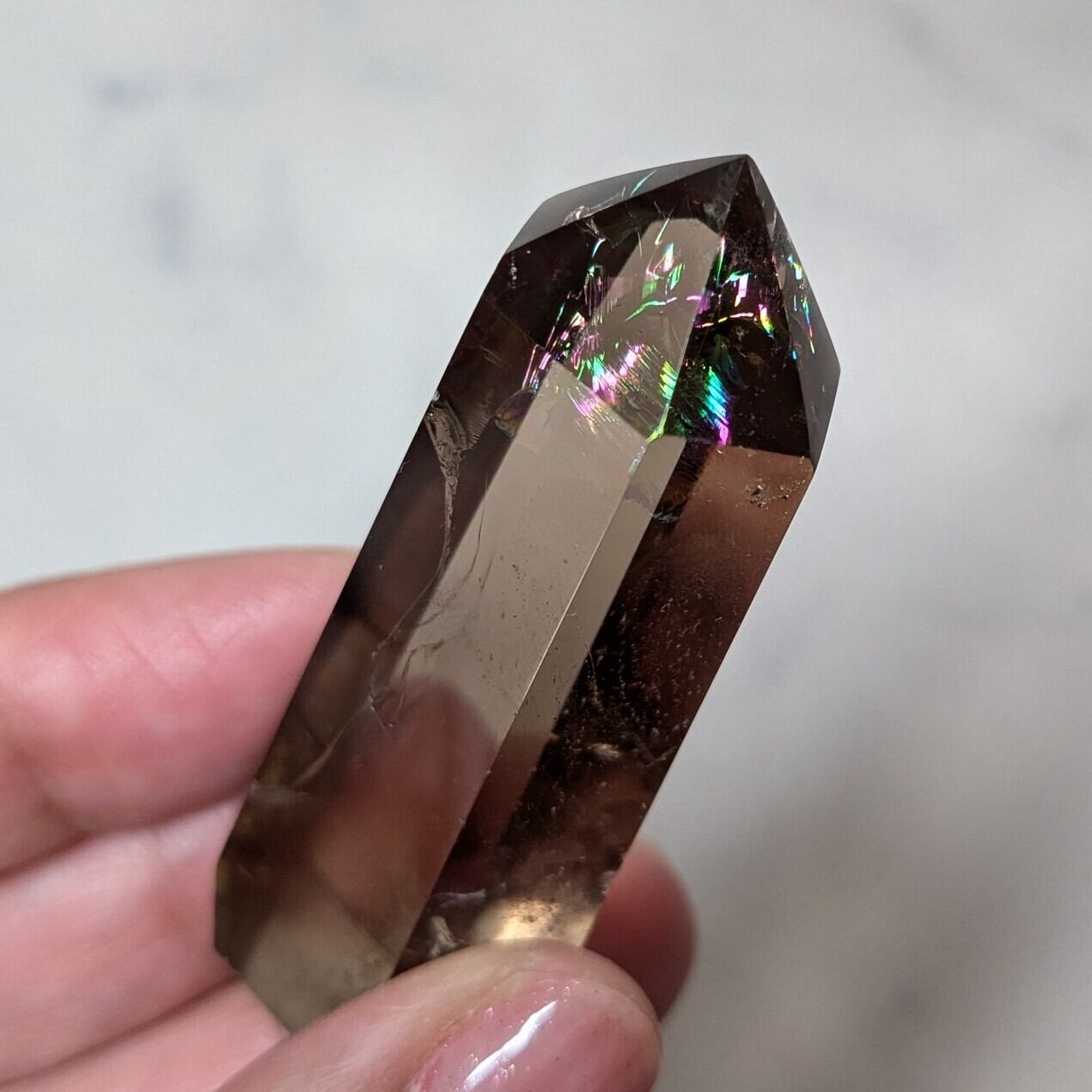 龍脈水晶✨】ホワイトファントム 千層水晶 ポイント クリスタル 原石