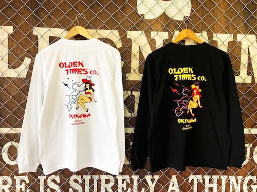 【新作/2色展開】SOUVENIR PIN UP GIRL L/S TEE