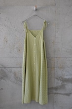 Green camisole dress
