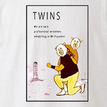 TWINS / Tシャツ / NADO. /  -WHITE-