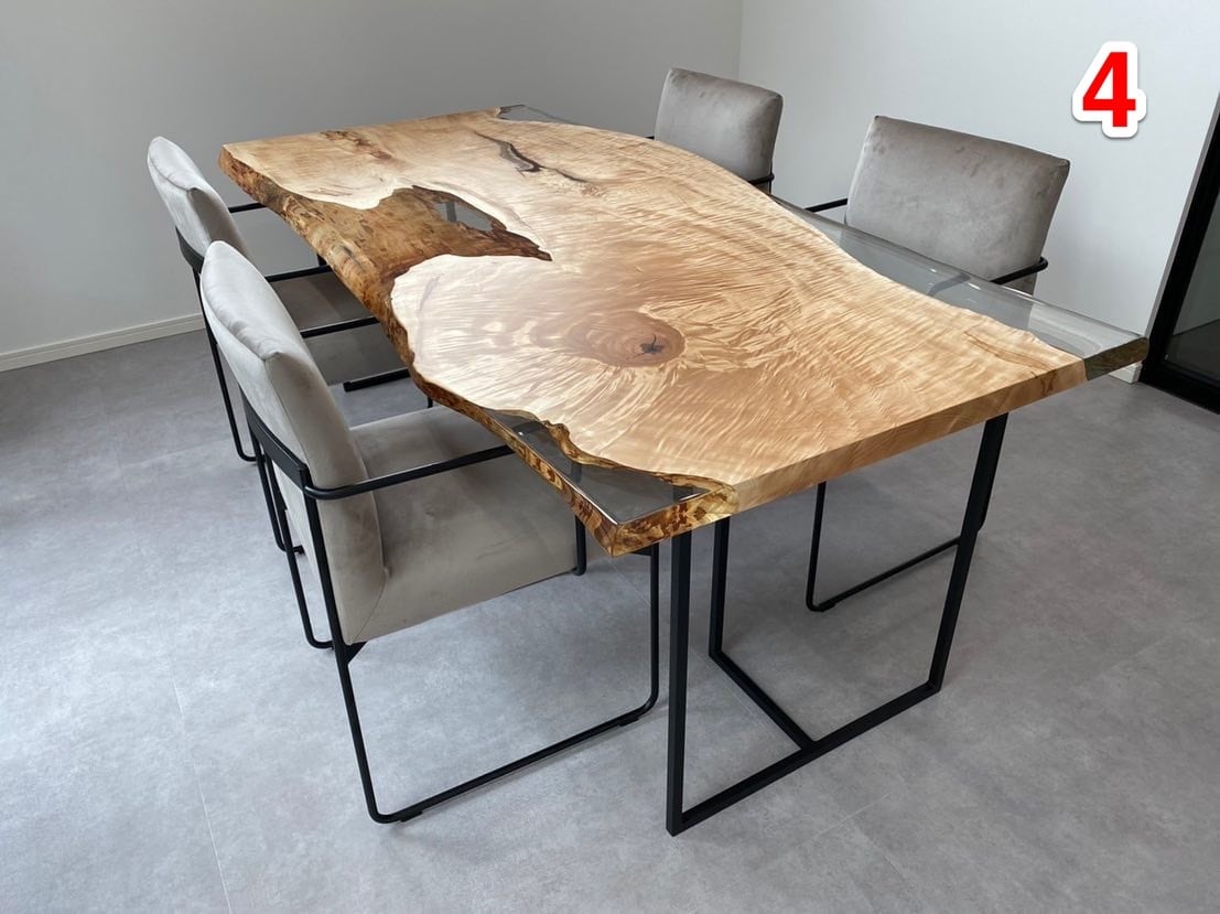 レジンテーブル オーダーイメージ | 千年家具 - 無垢一枚板テーブル