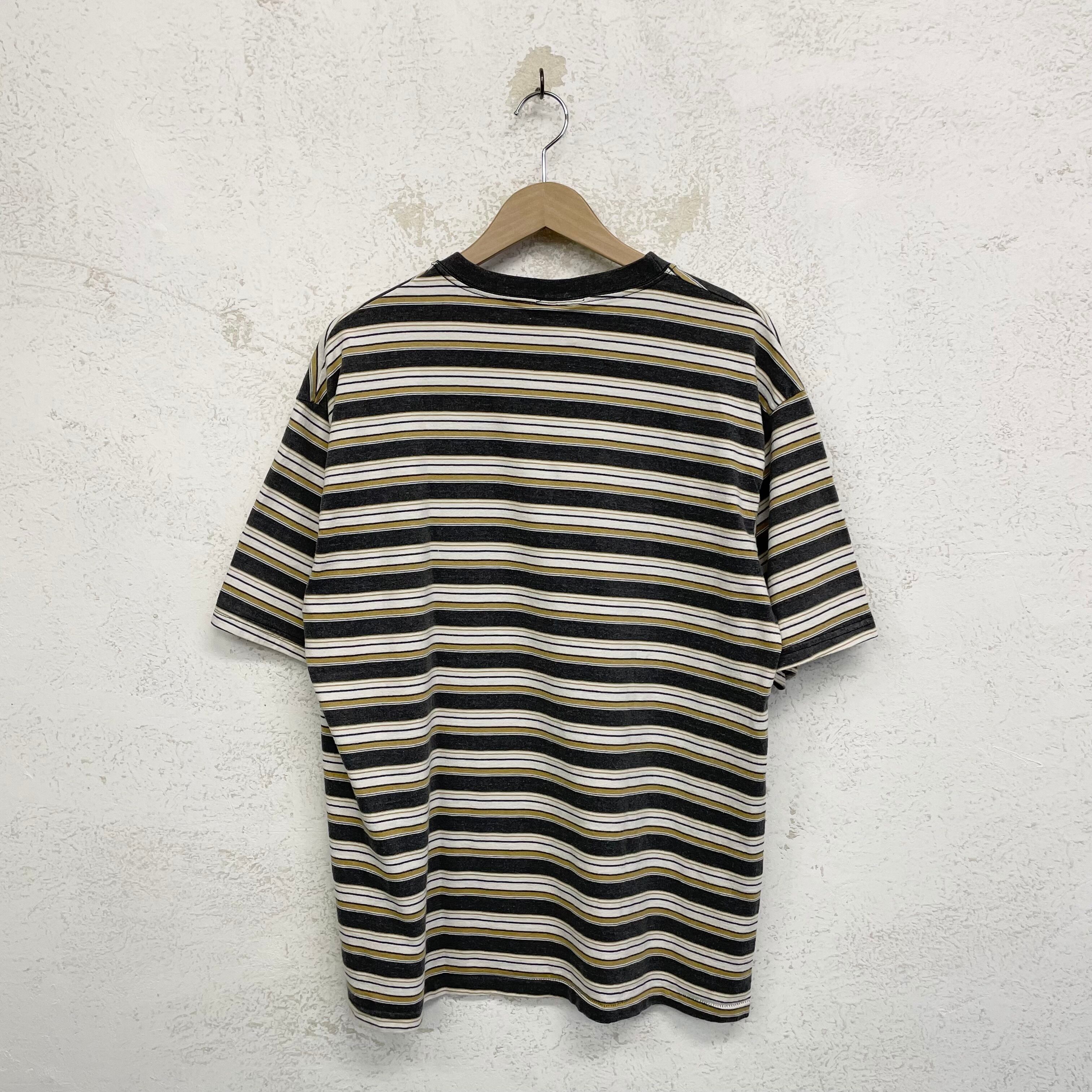 90's BALE DYED ORIGINALS border tee size/L ボーダーT アメリカ製 | ANY