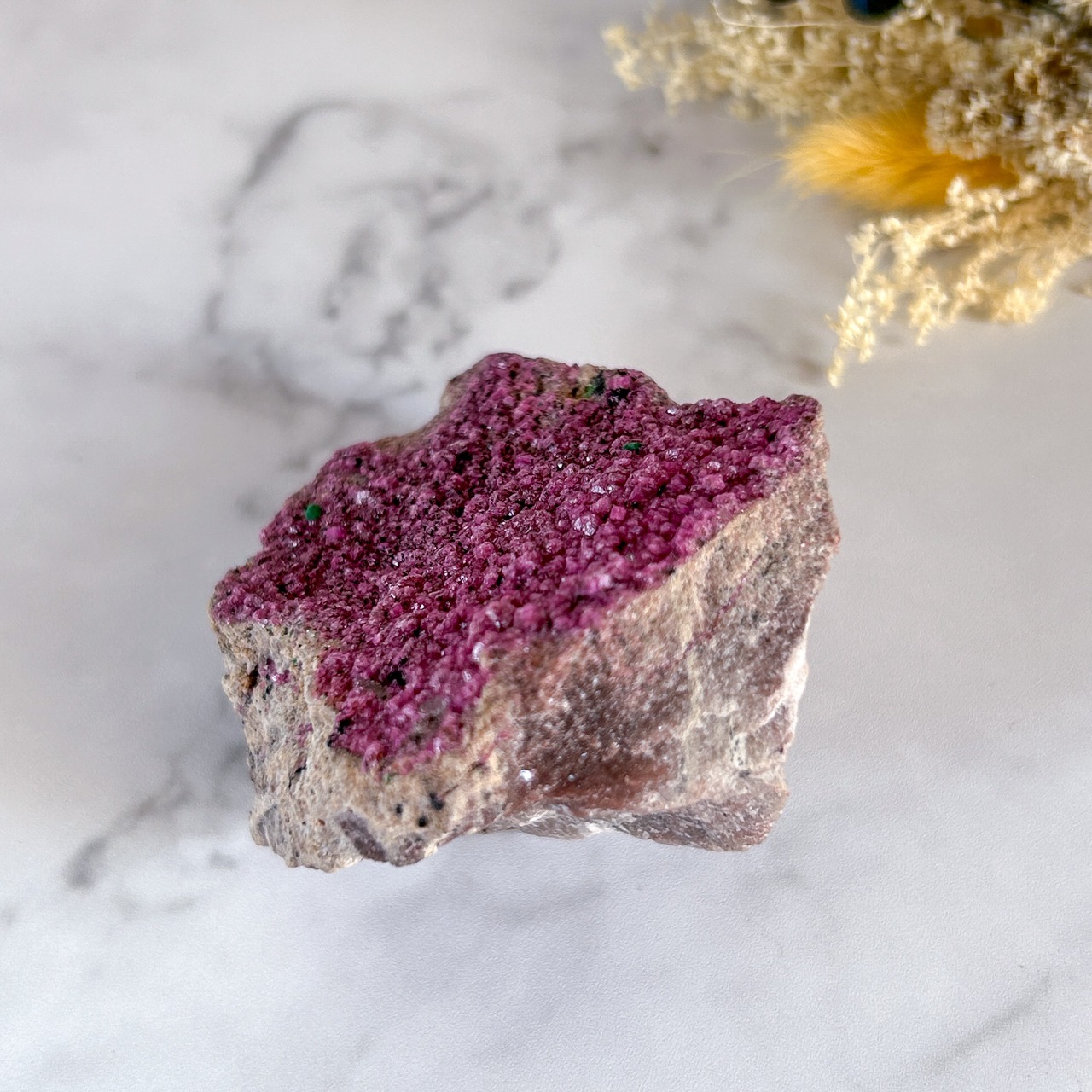 ピンクコバルトカルサイト with マラカイトB