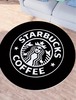 ✨大人気✨スタバ・ラウンドカーペット✨ブラック