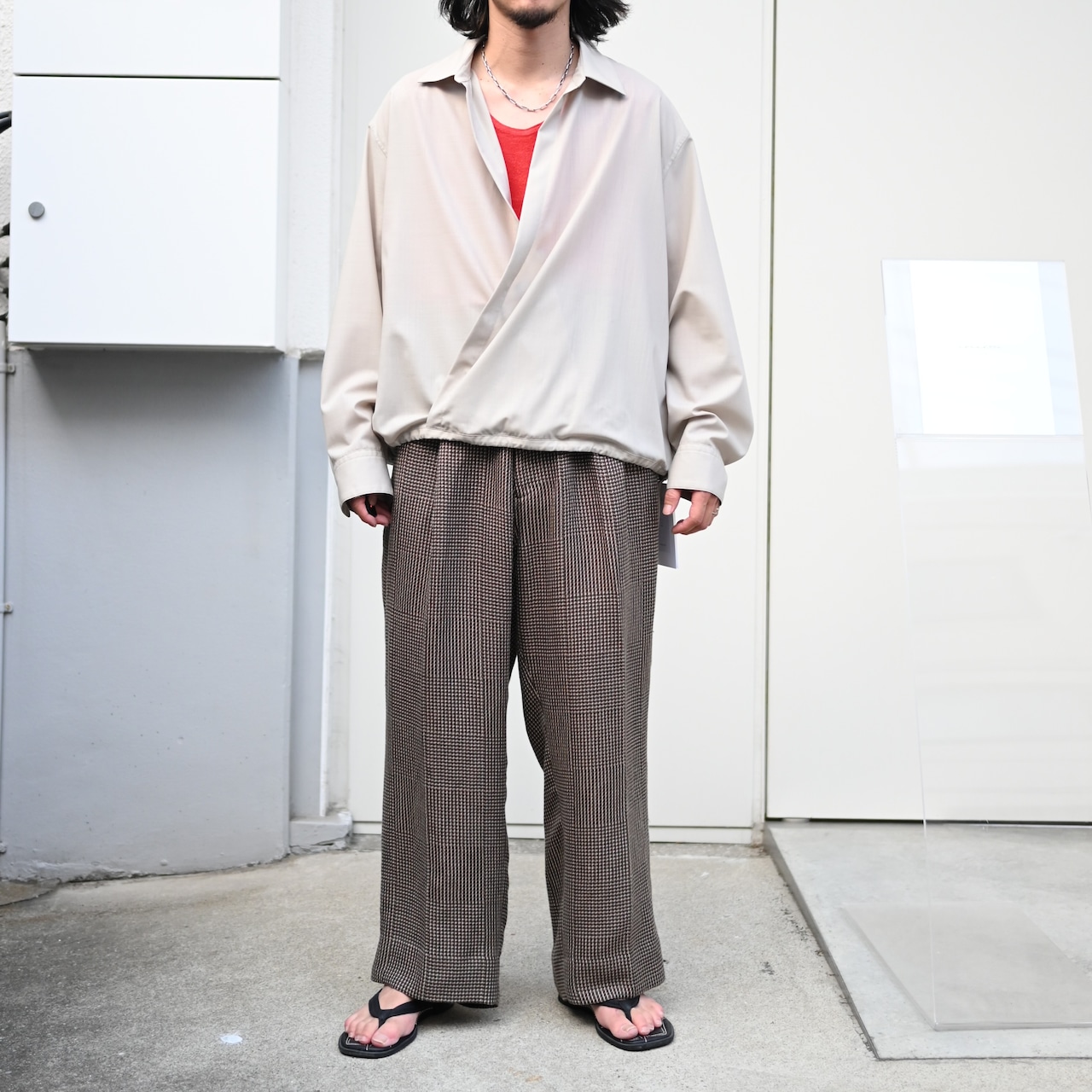 Nonnotte / Draping Overlap Shirt