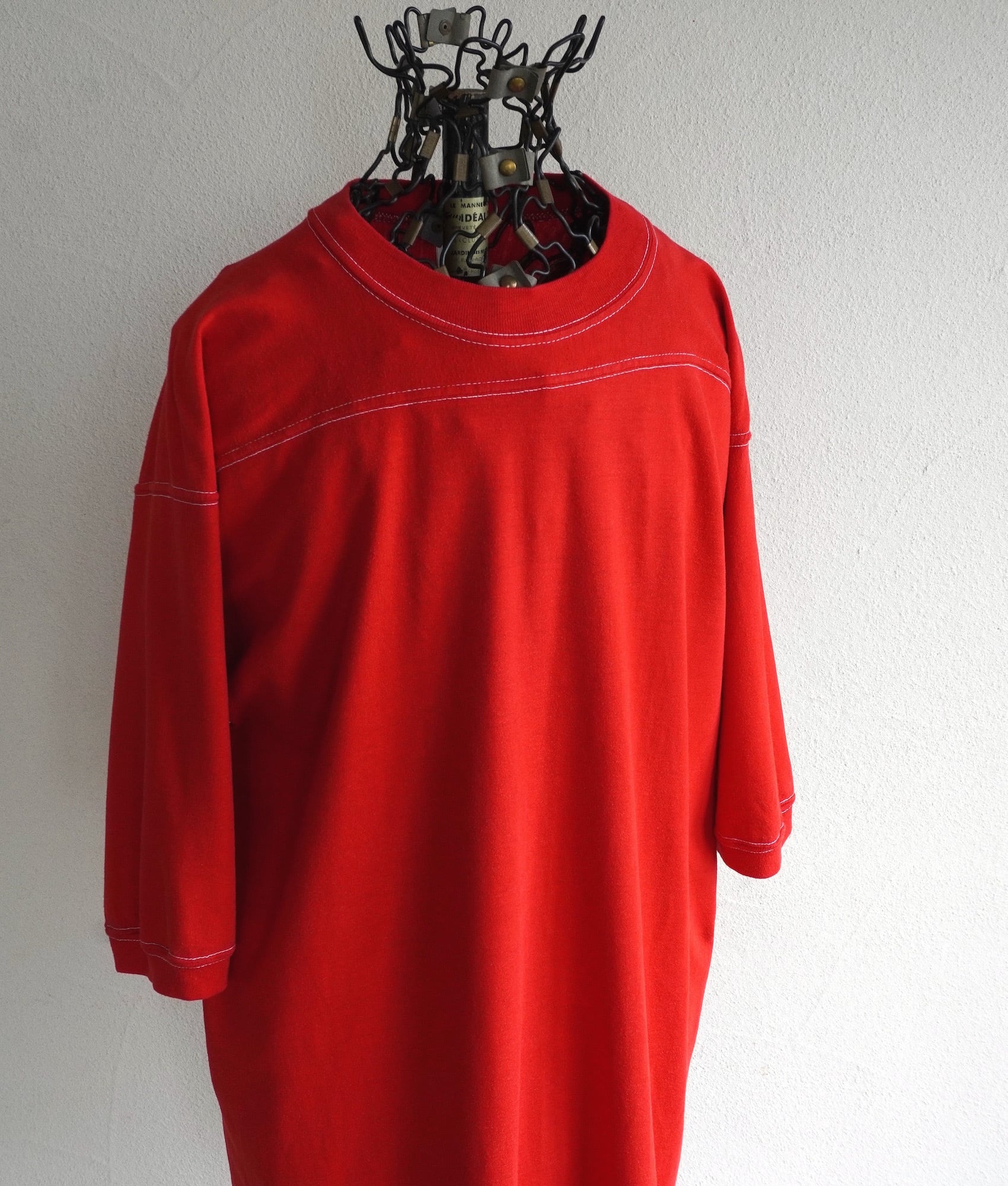 1980's USA製 [sportswear] ブランク フットボールTシャツ レッド 表記
